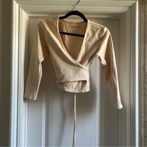 Live The Process Zen Wrap Top
